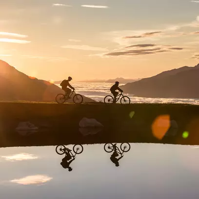 Biken Sonnenaufgang | © Zillertal Arena