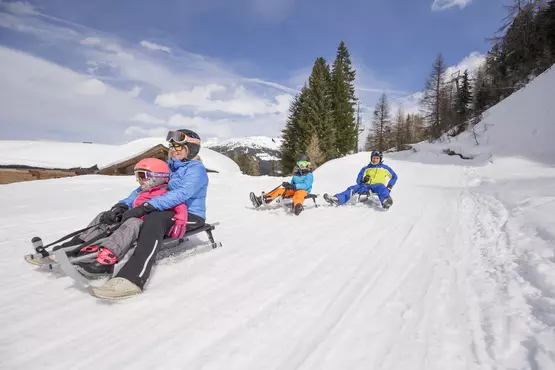 Tobogganing on the Gerlosstein | © Zillertal Arena