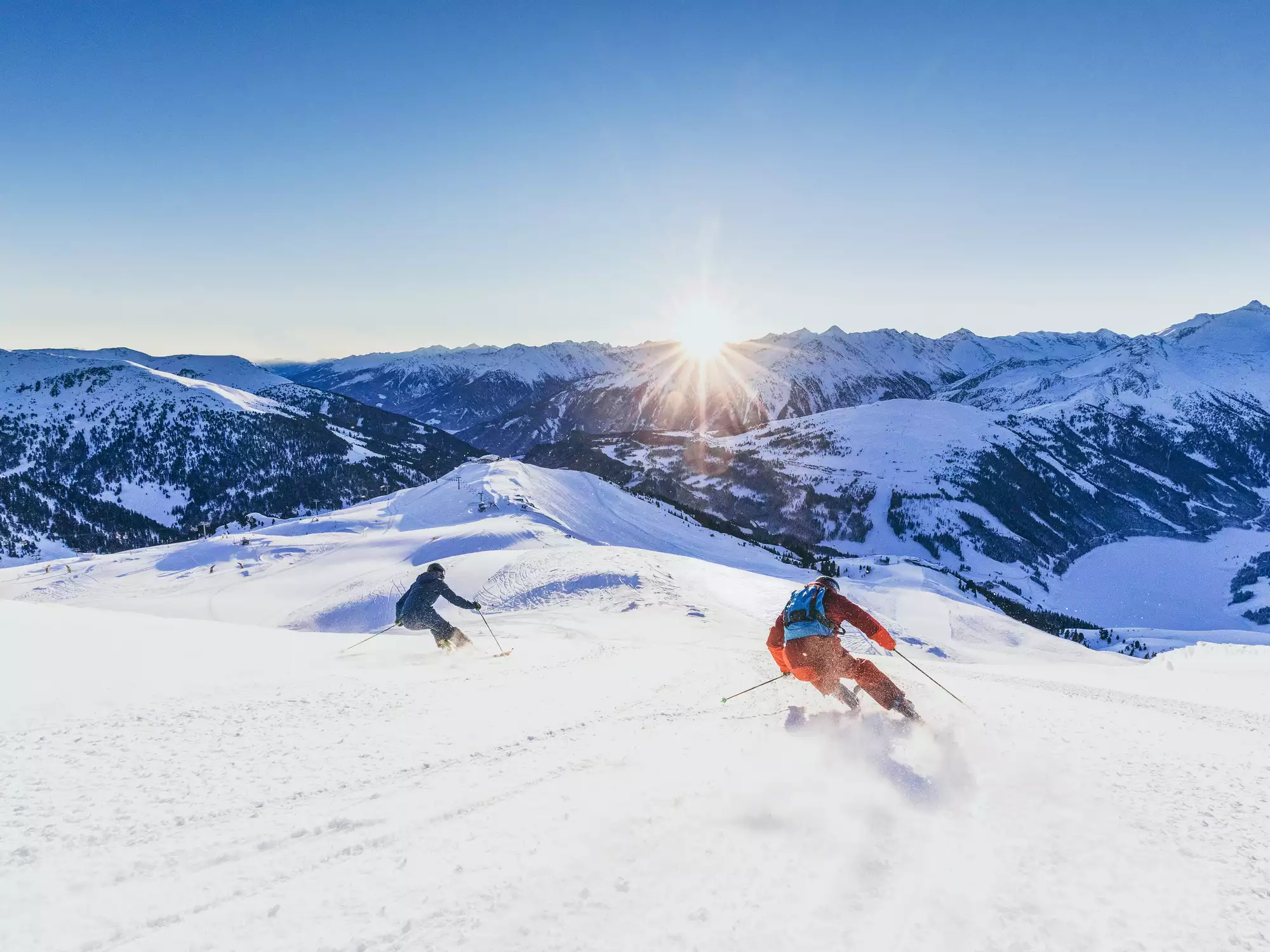 Skiing in Königsleiten | ©Zillertal Arena